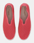 Instappers Platform TULIP3373W witte zool | Viva Magenta | Shoes | Ilse Jacobsen
