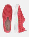 Instappers Platform TULIP3373W witte zool | Viva Magenta | Shoes | Ilse Jacobsen