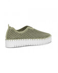 Instappers Platform TULIP3373W witte zool | Army | Shoes | Ilse Jacobsen