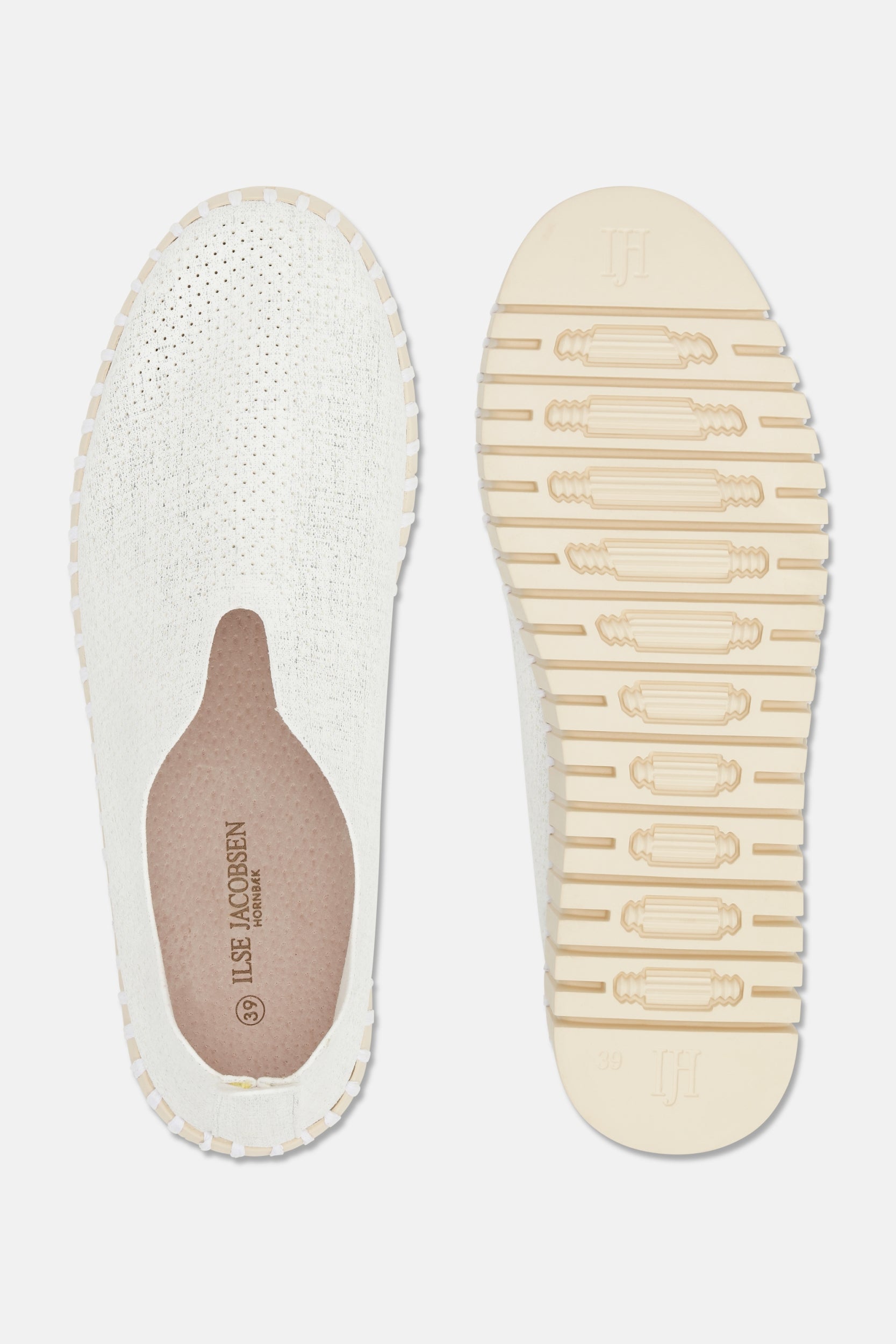 Platform Instappers TULIP3577 | White Pearled Ivory | Shoes | Ilse Jacobsen