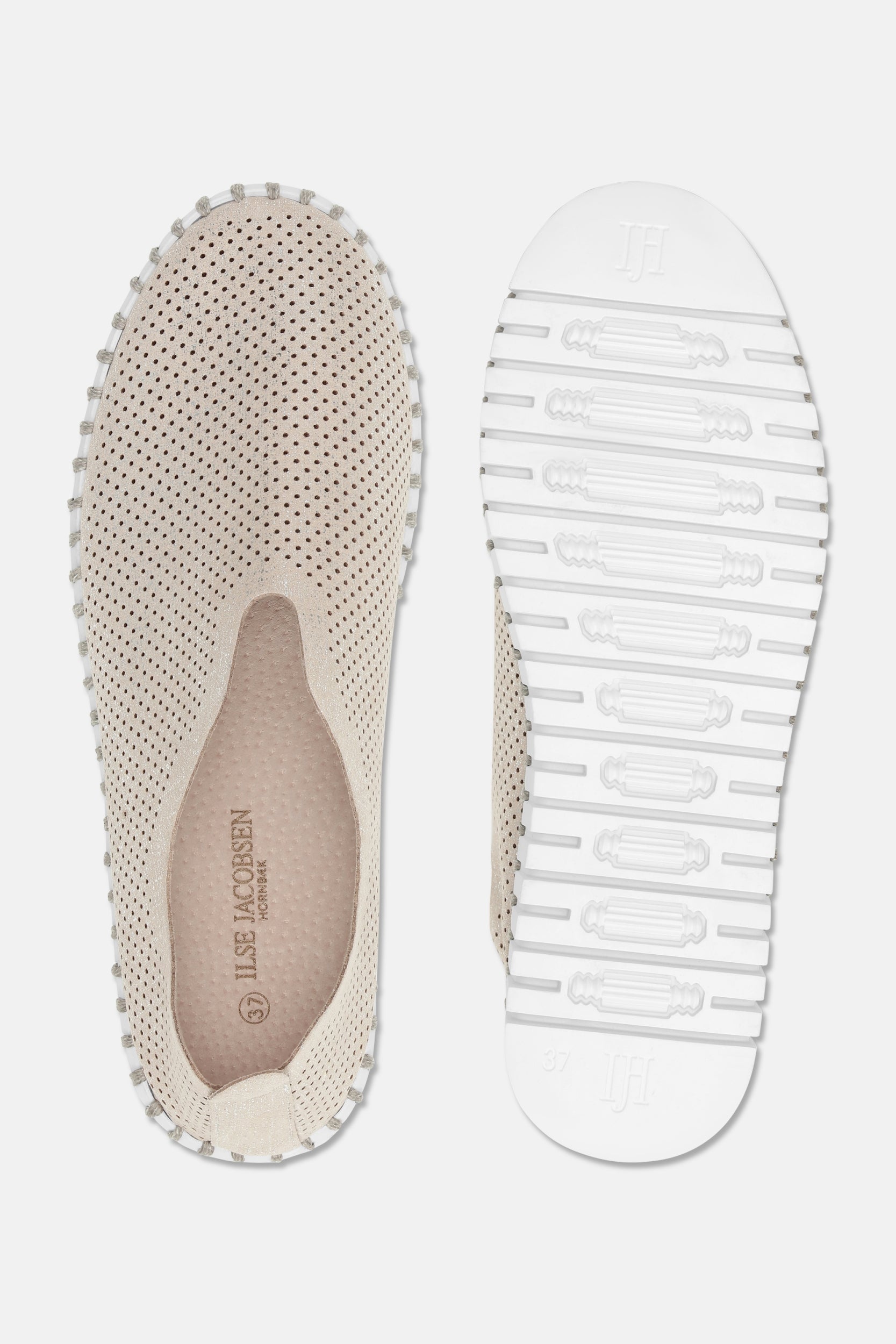 Platform Instappers TULIP3577 | Silver White | Shoes | Ilse Jacobsen