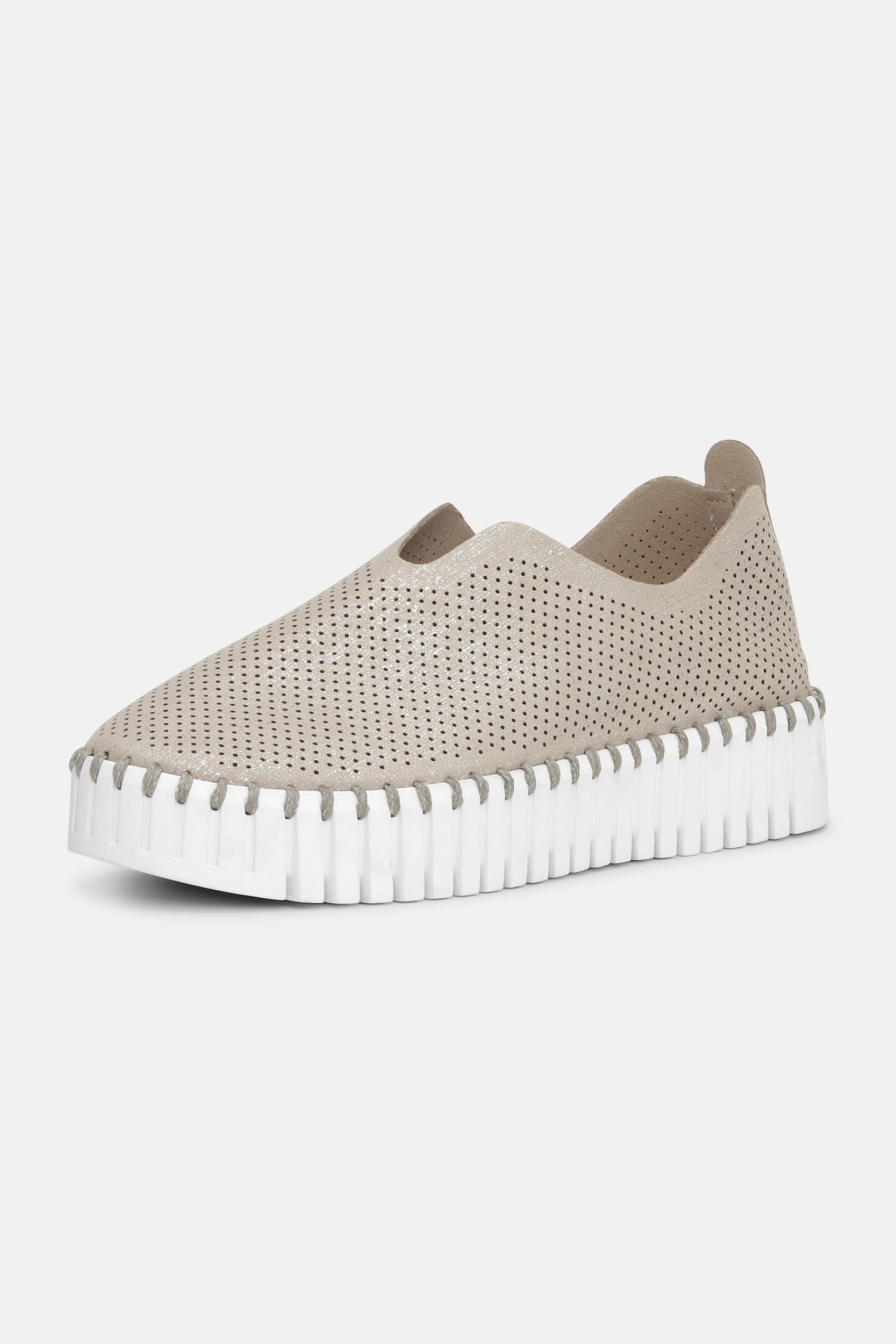 Platform Instappers TULIP3577 | Silver White | Shoes | Ilse Jacobsen