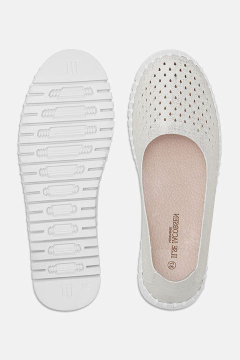 Tulip Ballerina TULIP3578 | White White | Shoes | Ilse Jacobsen