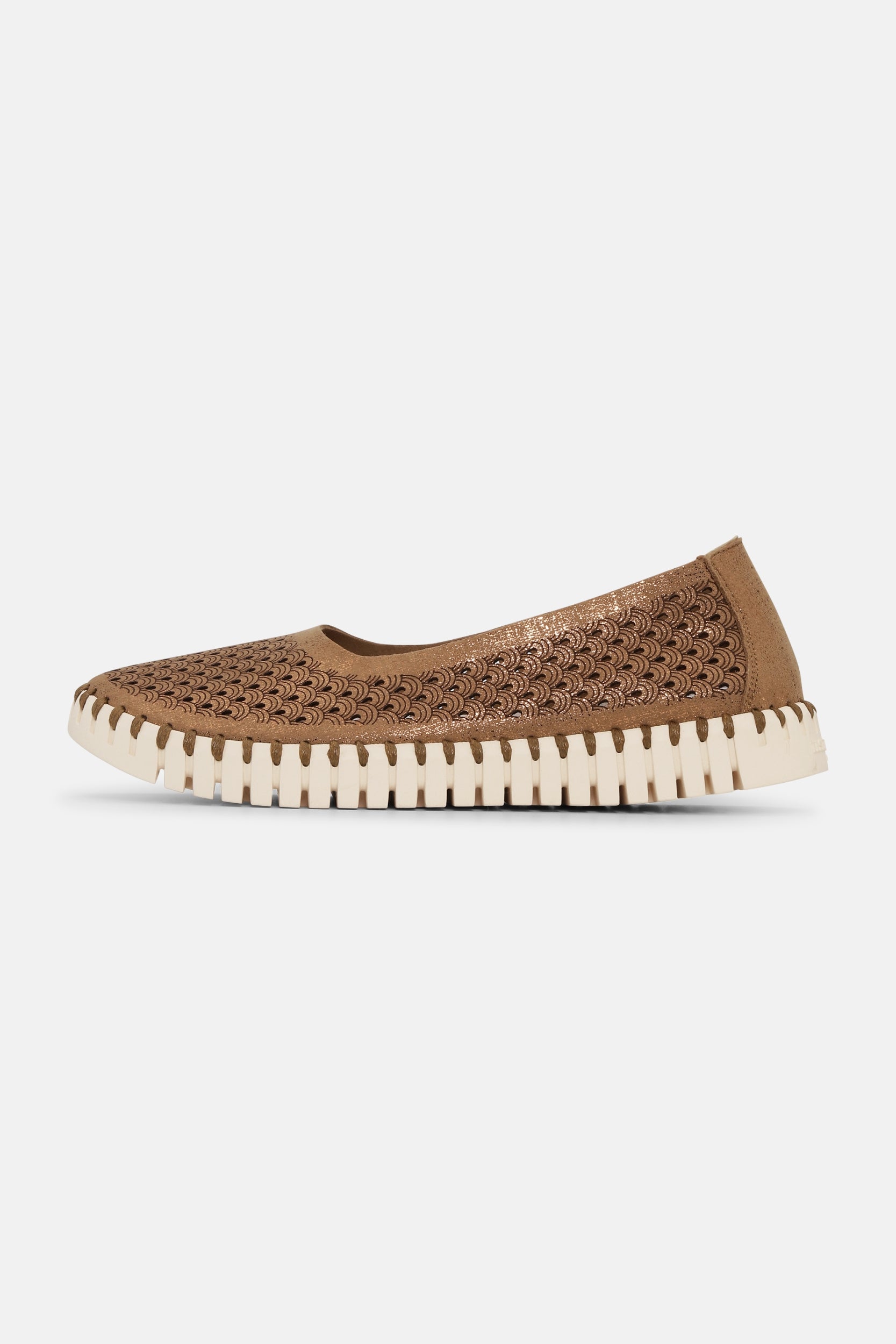 Tulip Ballerina TULIP3578 | Nougat Pearled Ivory | Shoes | Ilse Jacobsen