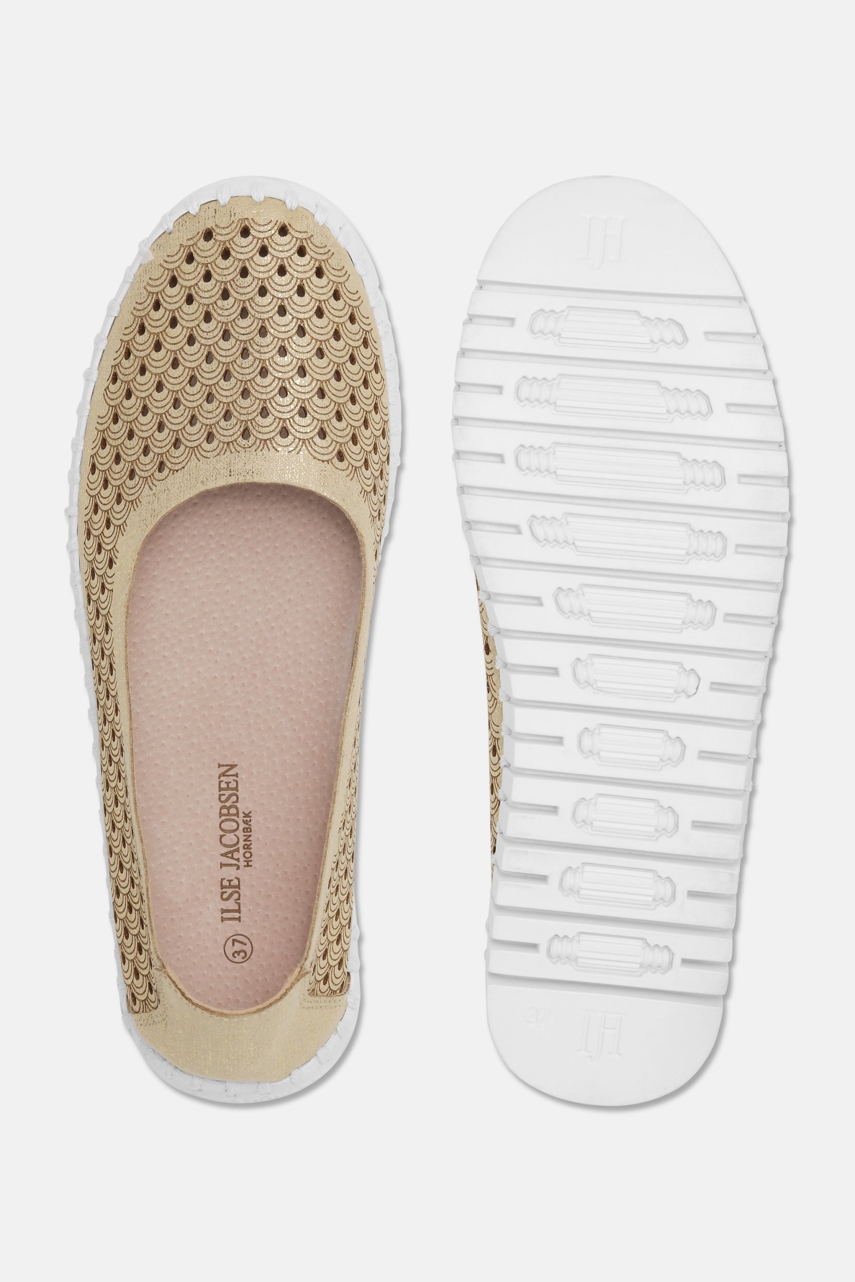 Tulip Ballerina TULIP3578 | Platin White | Shoes | Ilse Jacobsen