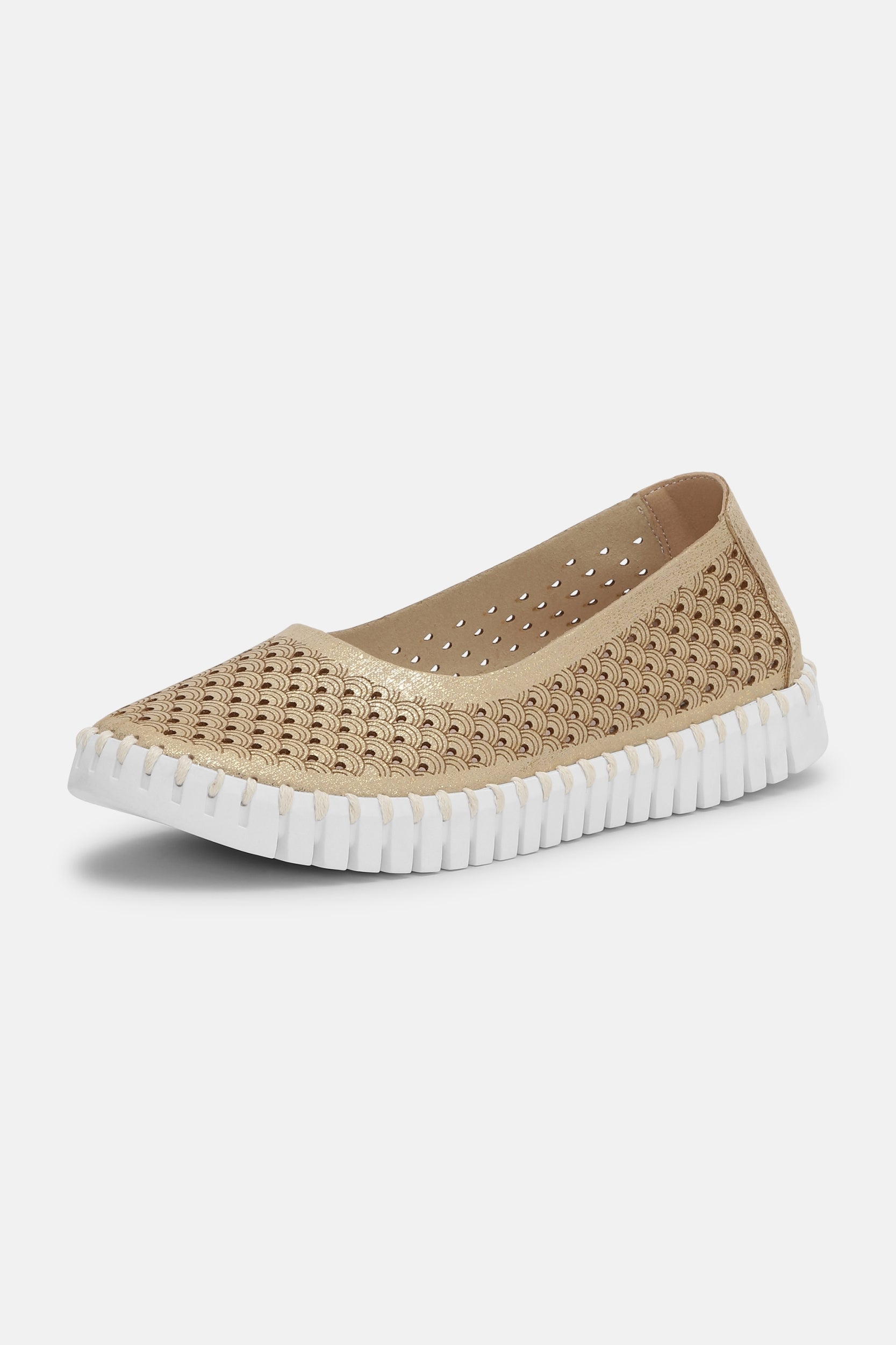 Tulip Ballerina TULIP3578 | Platin White | Shoes | Ilse Jacobsen
