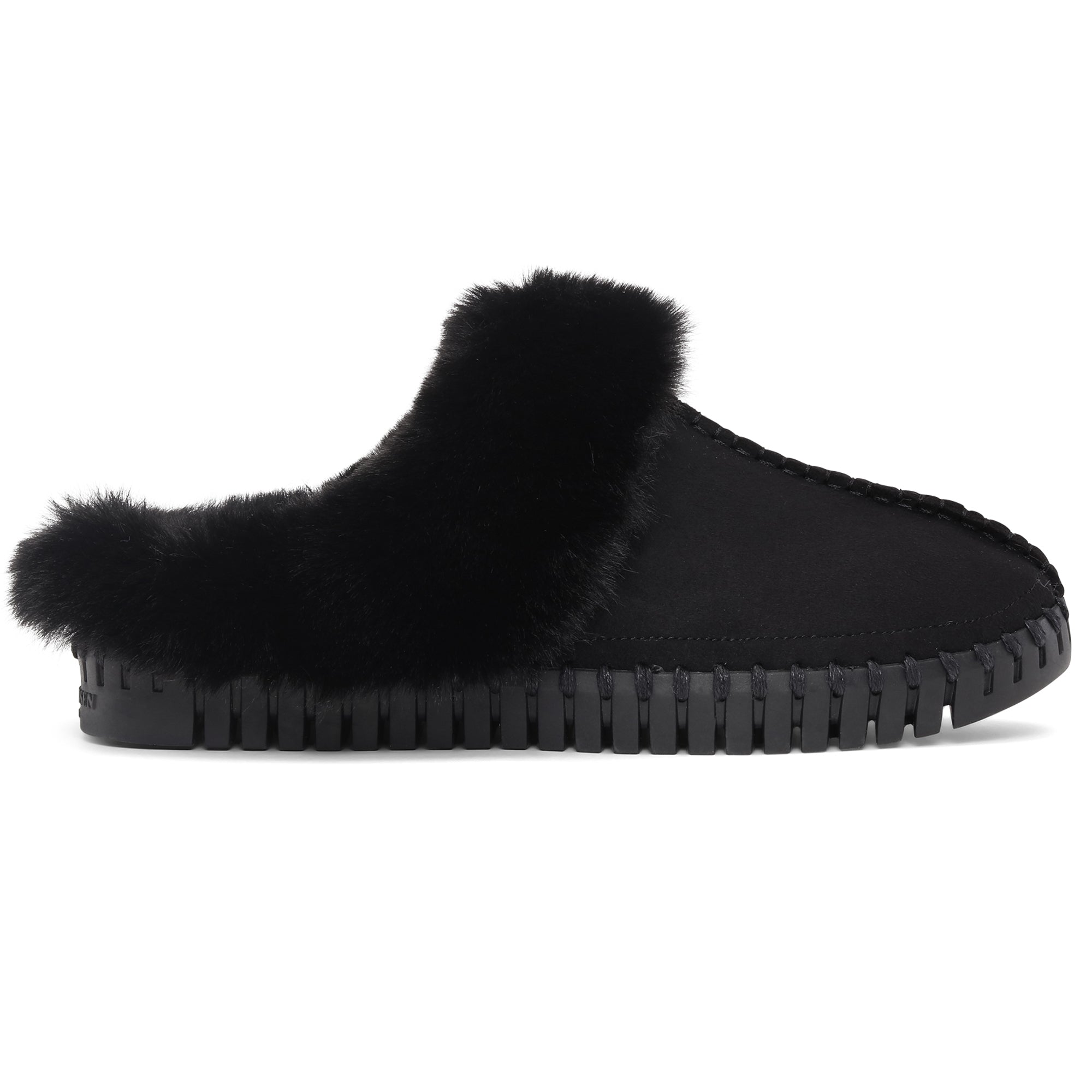 Pantoffels TULIP3871 | Black Black | Home Shoes | Ilse Jacobsen