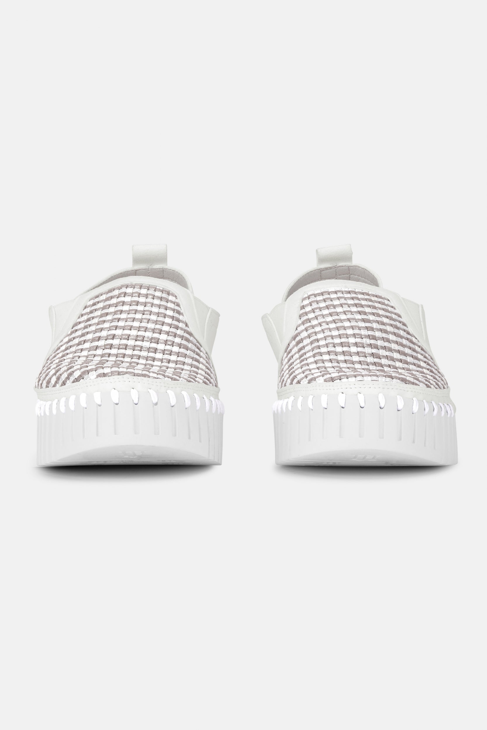 Instappers Platform TULIP3876 beige zool | White White | Shoes | Ilse Jacobsen