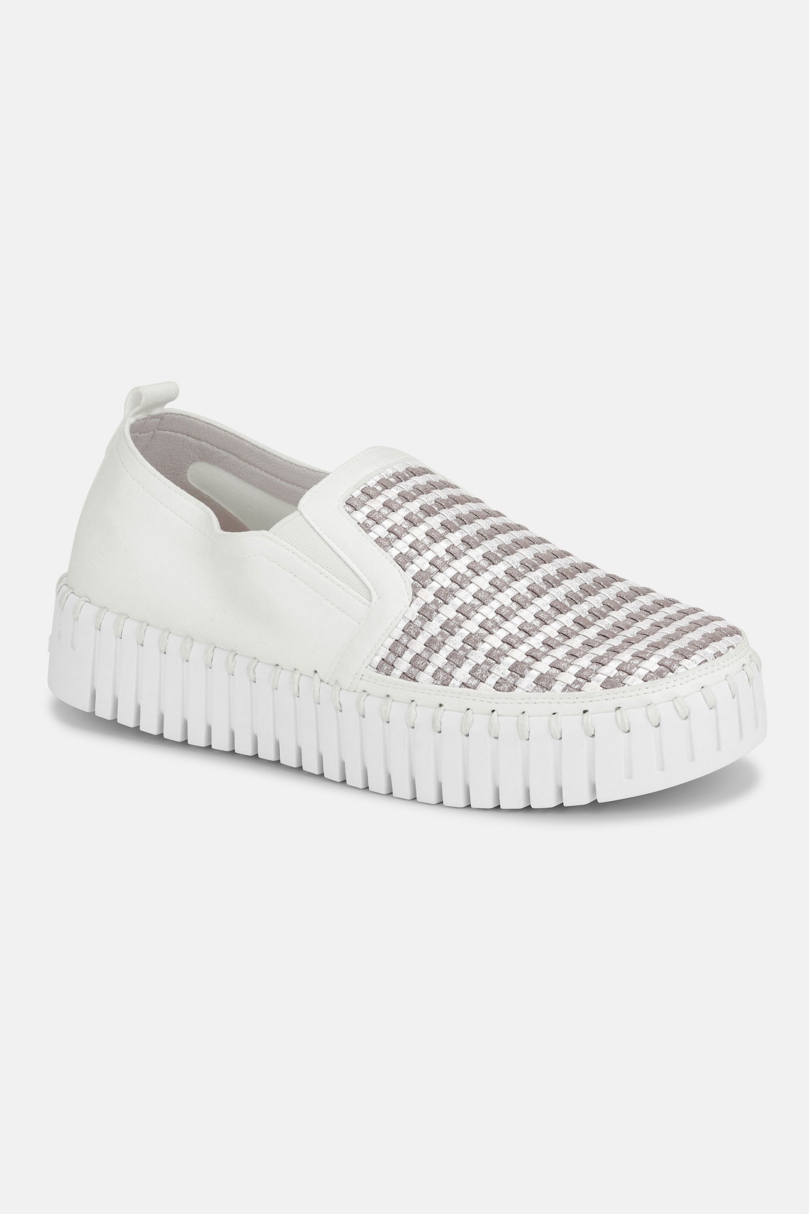 Instappers Platform TULIP3876 beige zool | White White | Shoes | Ilse Jacobsen