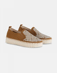 Instappers Platform TULIP3876 beige zool - 236 Cashew | Cashew | Shoes | Ilse Jacobsen