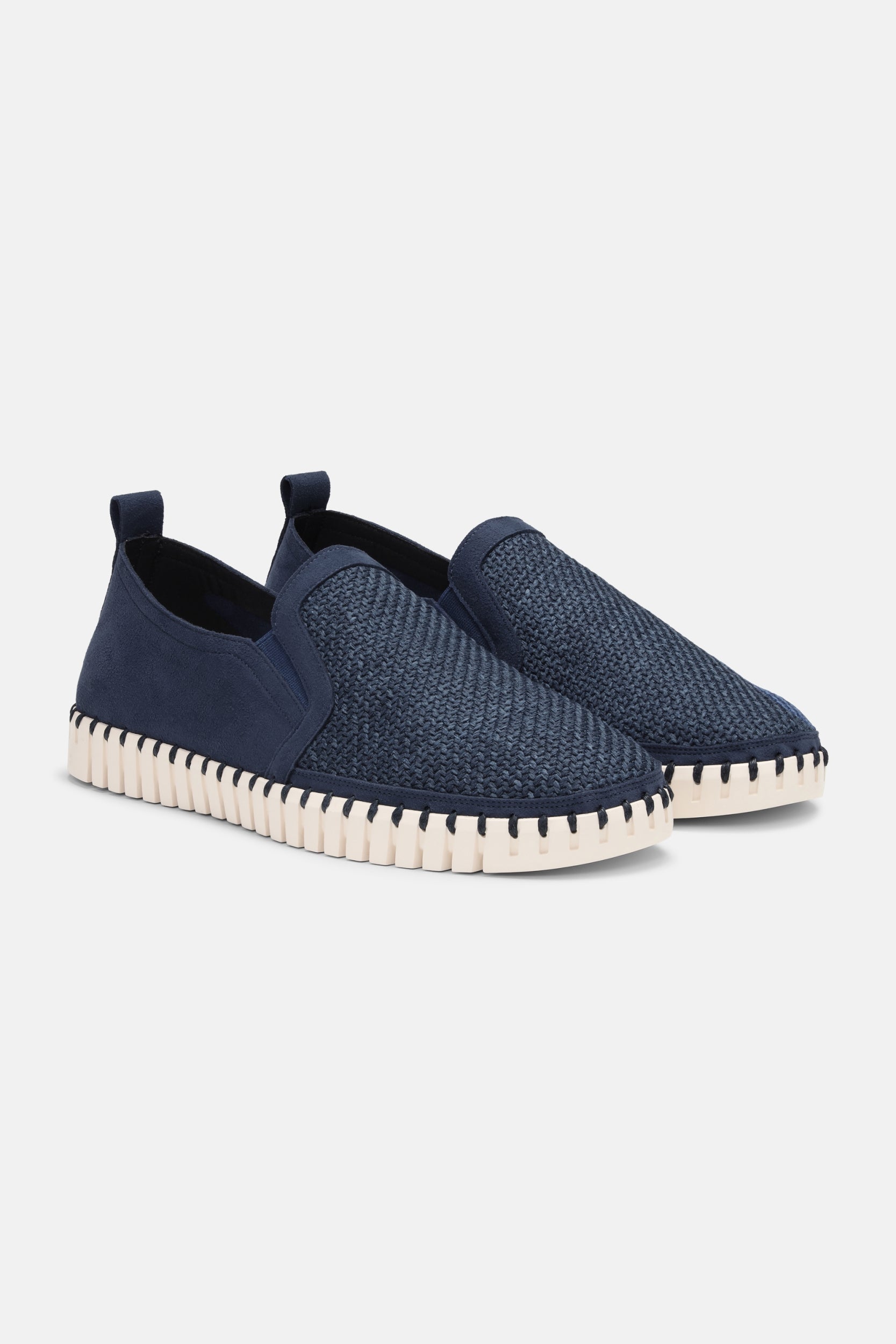 Instappers Heren Tulip3885 beige zool | Ensign Blue Pearled Ivory | Shoes | Ilse Jacobsen