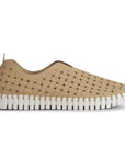 Instappers TULIP4030W witte zool - 110 Latte | Latte | Shoes | Ilse Jacobsen