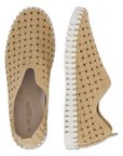 Instappers TULIP4030W witte zool - 110 Latte | Latte | Shoes | Ilse Jacobsen