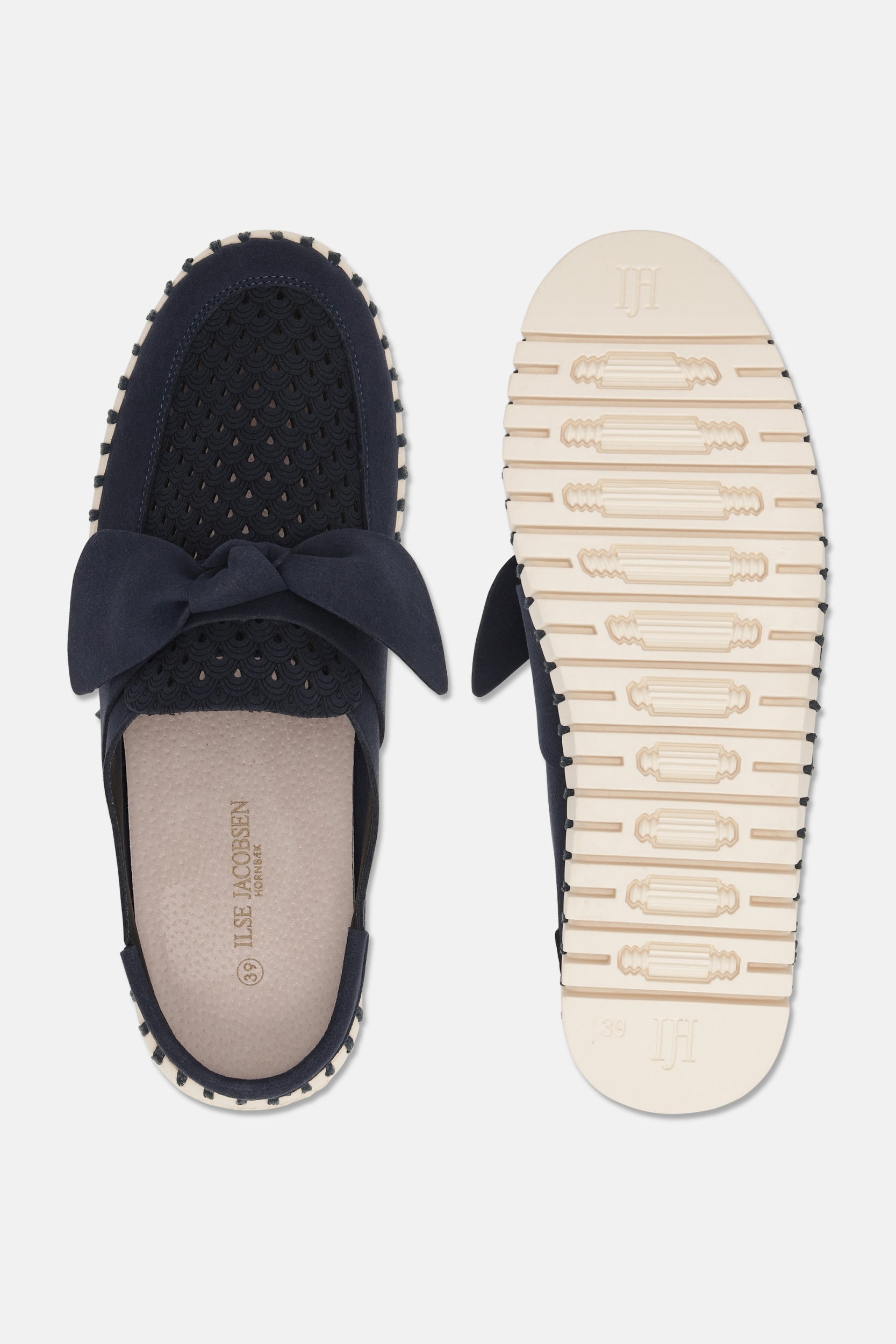 Tulip Instapper TULIP4088 | Dark Indigo Pearled Ivory | Shoes | Ilse Jacobsen