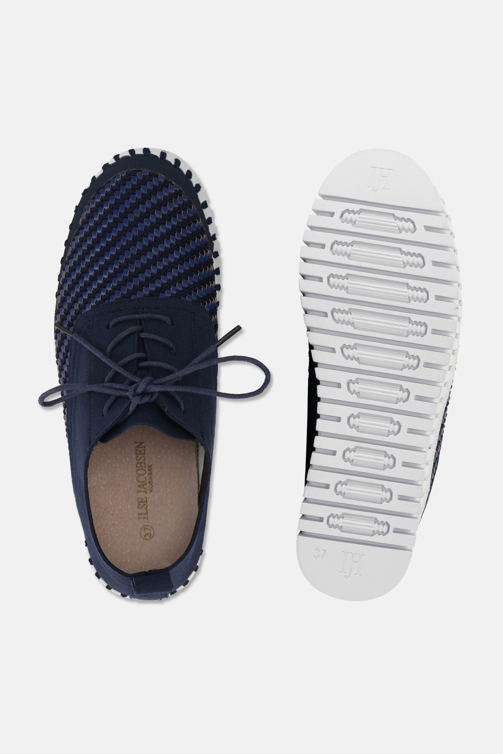 Sneakers TULIP4094 | Dark Indigo White | Shoes | Ilse Jacobsen
