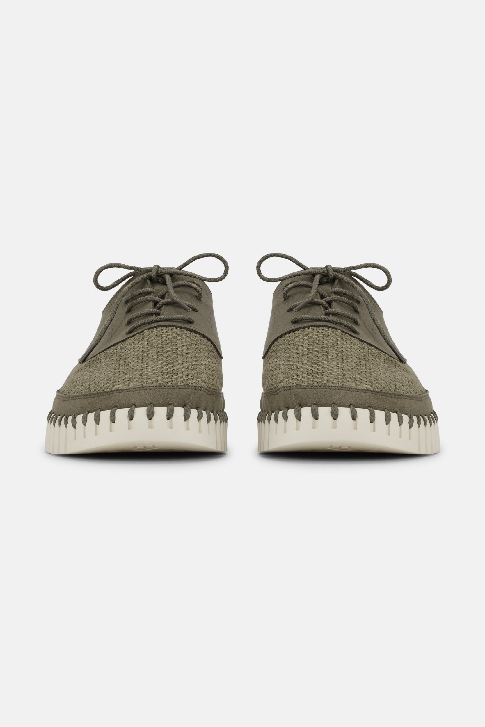 Sneakers TULIP4096 | Deep Olive Pearled Ivory | Shoes | Ilse Jacobsen