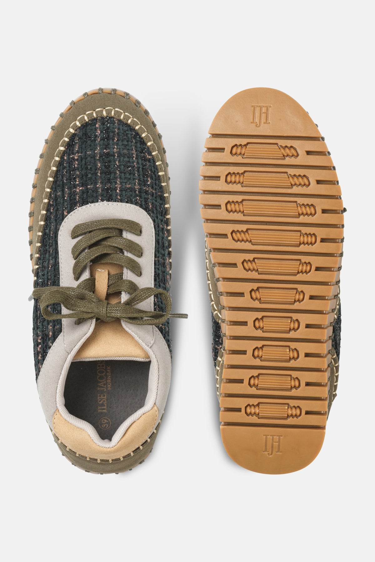 Tulip sneaker TULIP4500 | Deep Olive Mocca | Shoes | Ilse Jacobsen