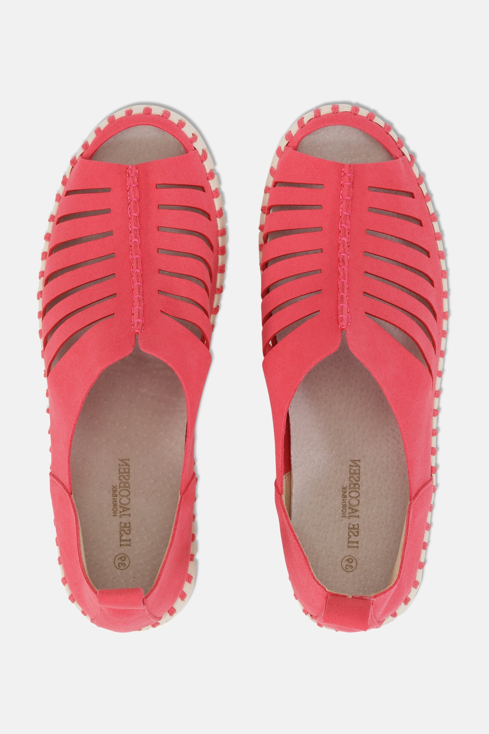 Instapsandalen TULIP9376 beige zool | Viva Magenta | Shoes | Ilse Jacobsen