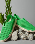 Instappers TULIP3275 beige zool - 495 Bright Green | Bright Green | Shoes | Ilse Jacobsen