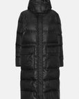 Lange Donzen Winterjas WALK11 - Black 001 | Black | Coat | Ilse Jacobsen