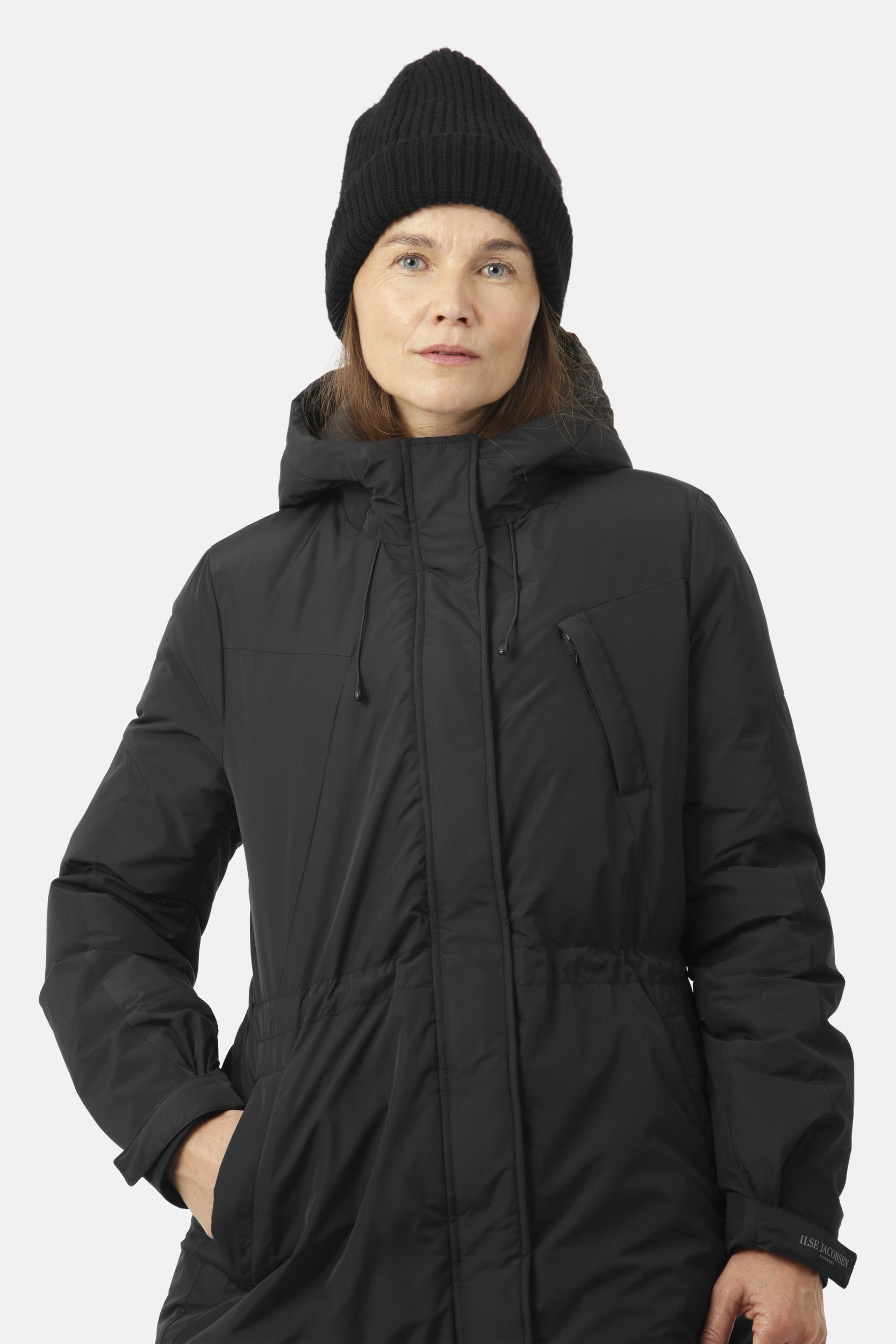 Donzen Winterjas WANDERDOWN01 | Black | Coat | Ilse Jacobsen