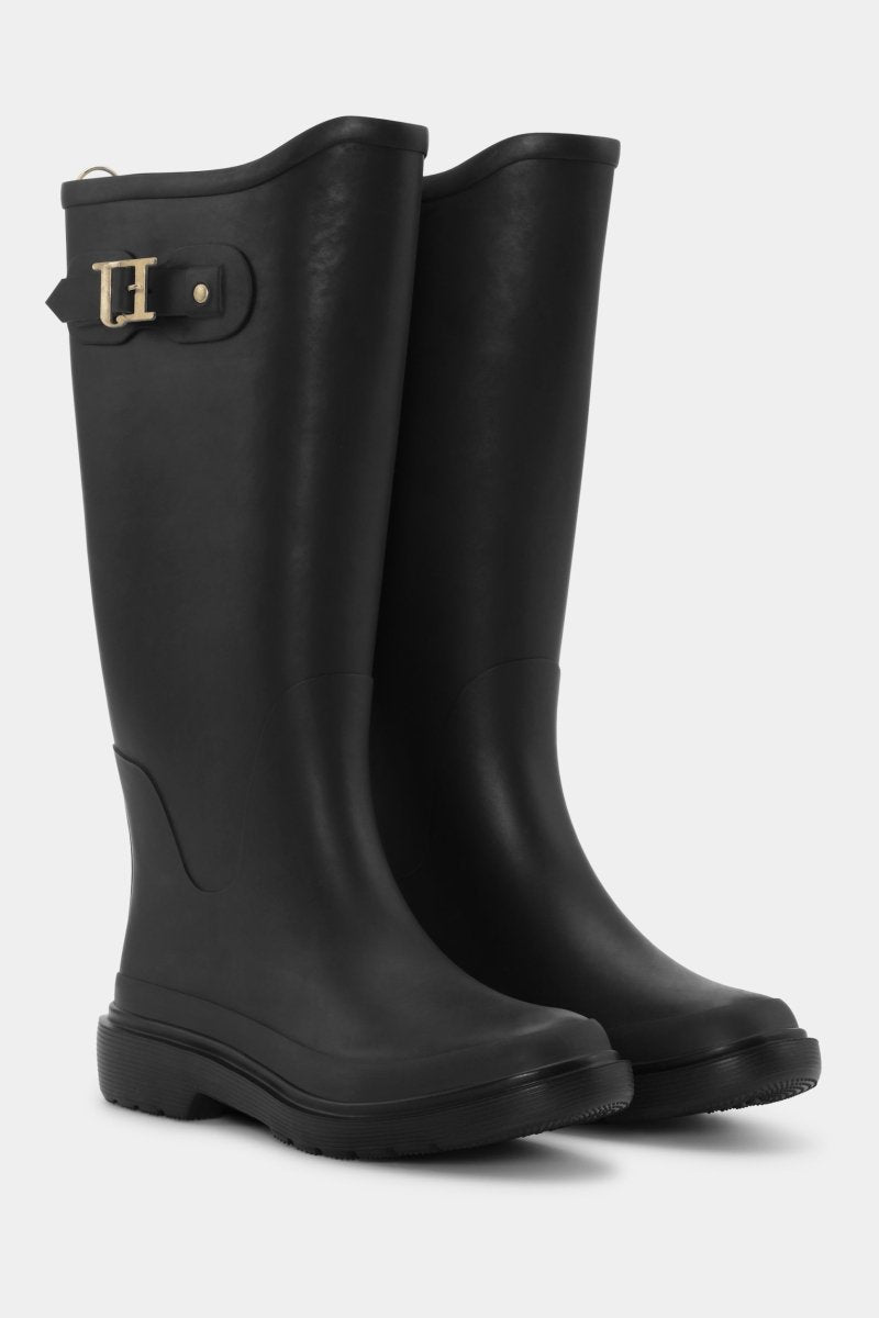 Anti-Slip regenlaarzen hoog RUBAIR13 | Black Black | Boots | Ilse Jacobsen