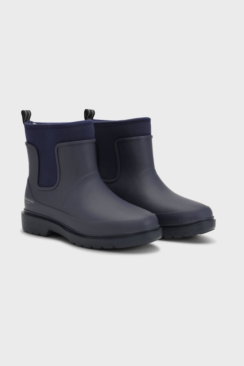Anti-Slip regenlaarzen laag RUBAIR11 | Navy Navy | Boots | Ilse Jacobsen