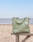 Reversible Tote bag BAG08 M - 451710 Bleach Silver | Bleach Silver | Bag | Ilse Jacobsen