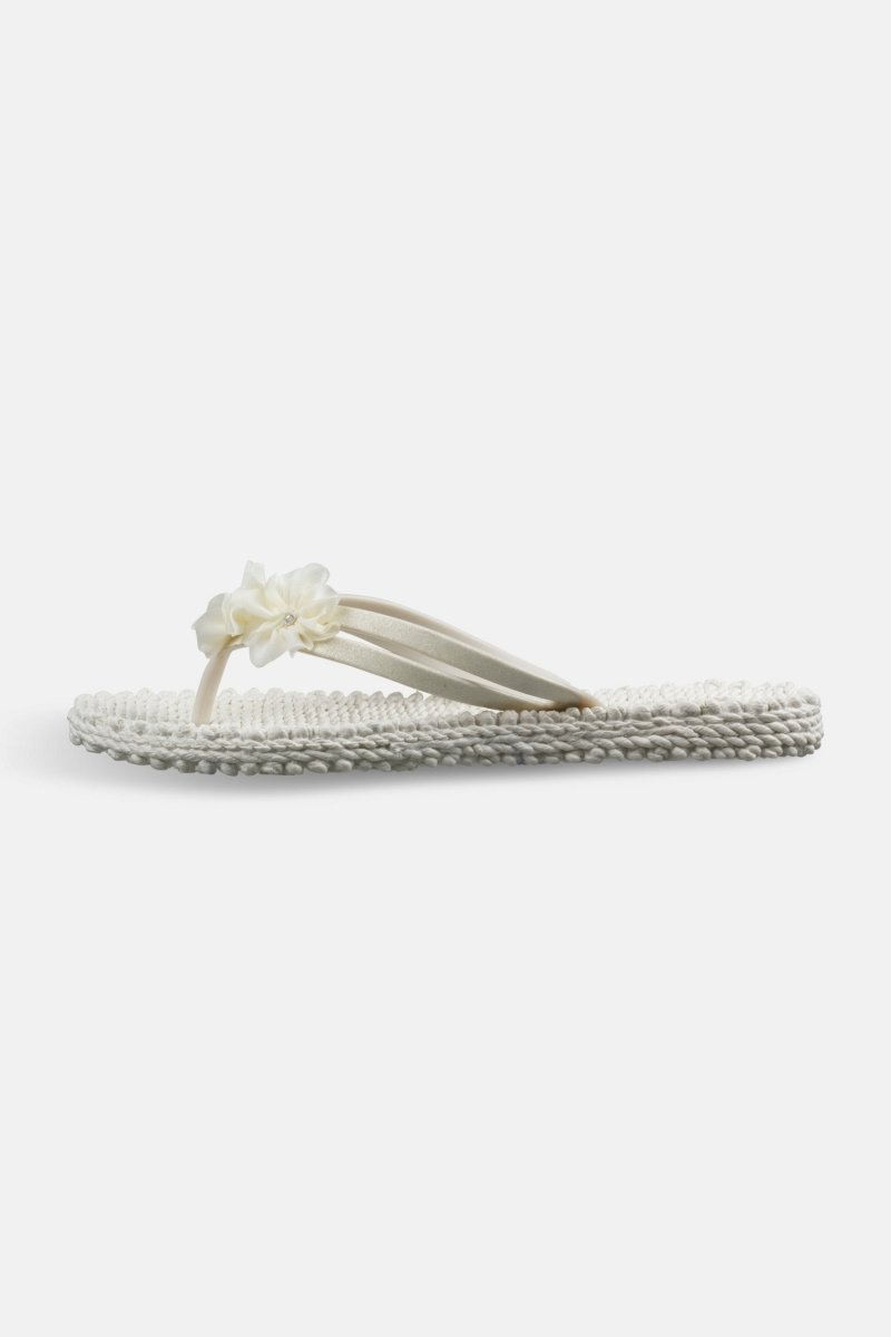 Slippers met Bloemen CHEERFUL18F | Creme | Shoes | Ilse Jacobsen