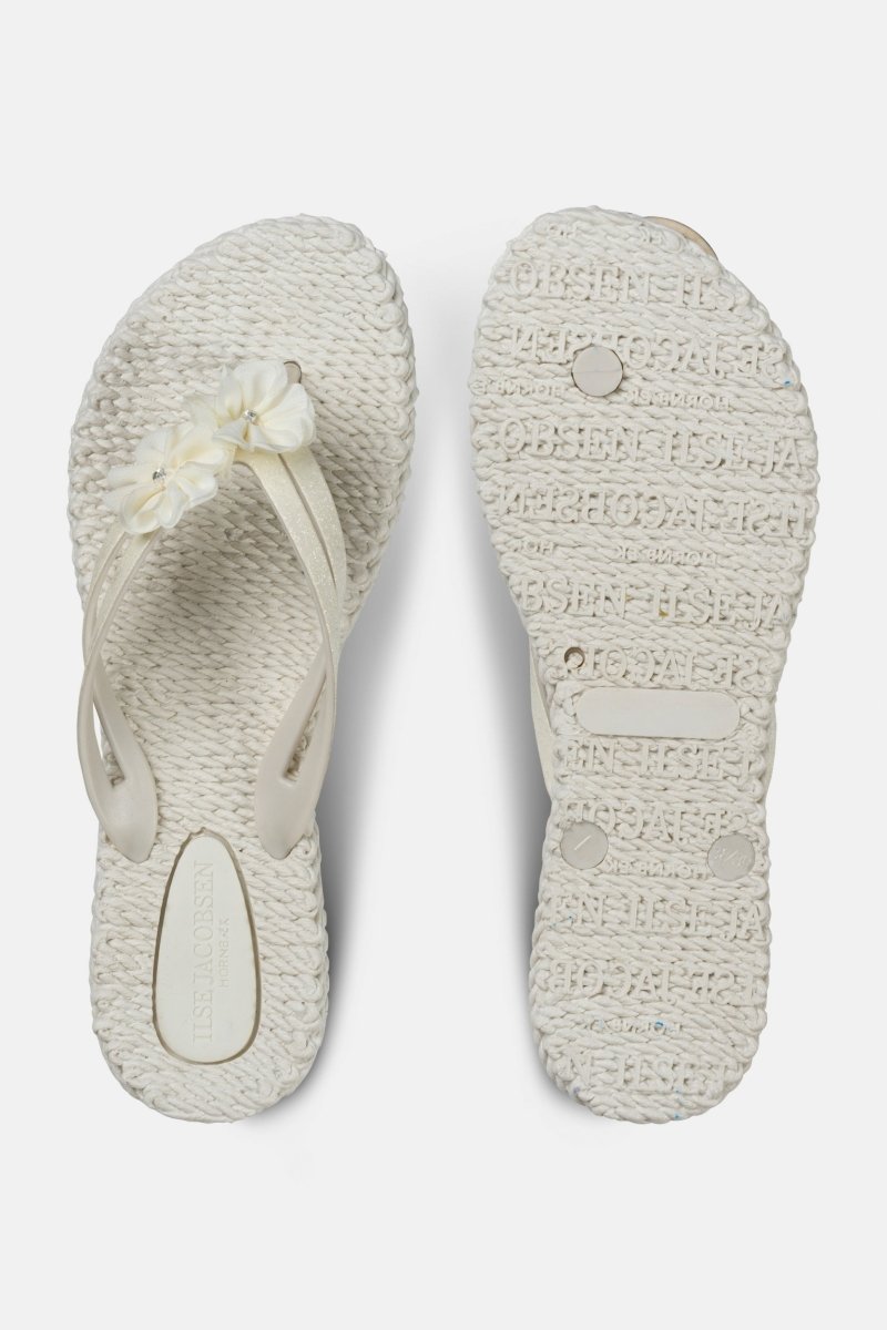 Slippers met Bloemen CHEERFUL18F | Creme | Shoes | Ilse Jacobsen