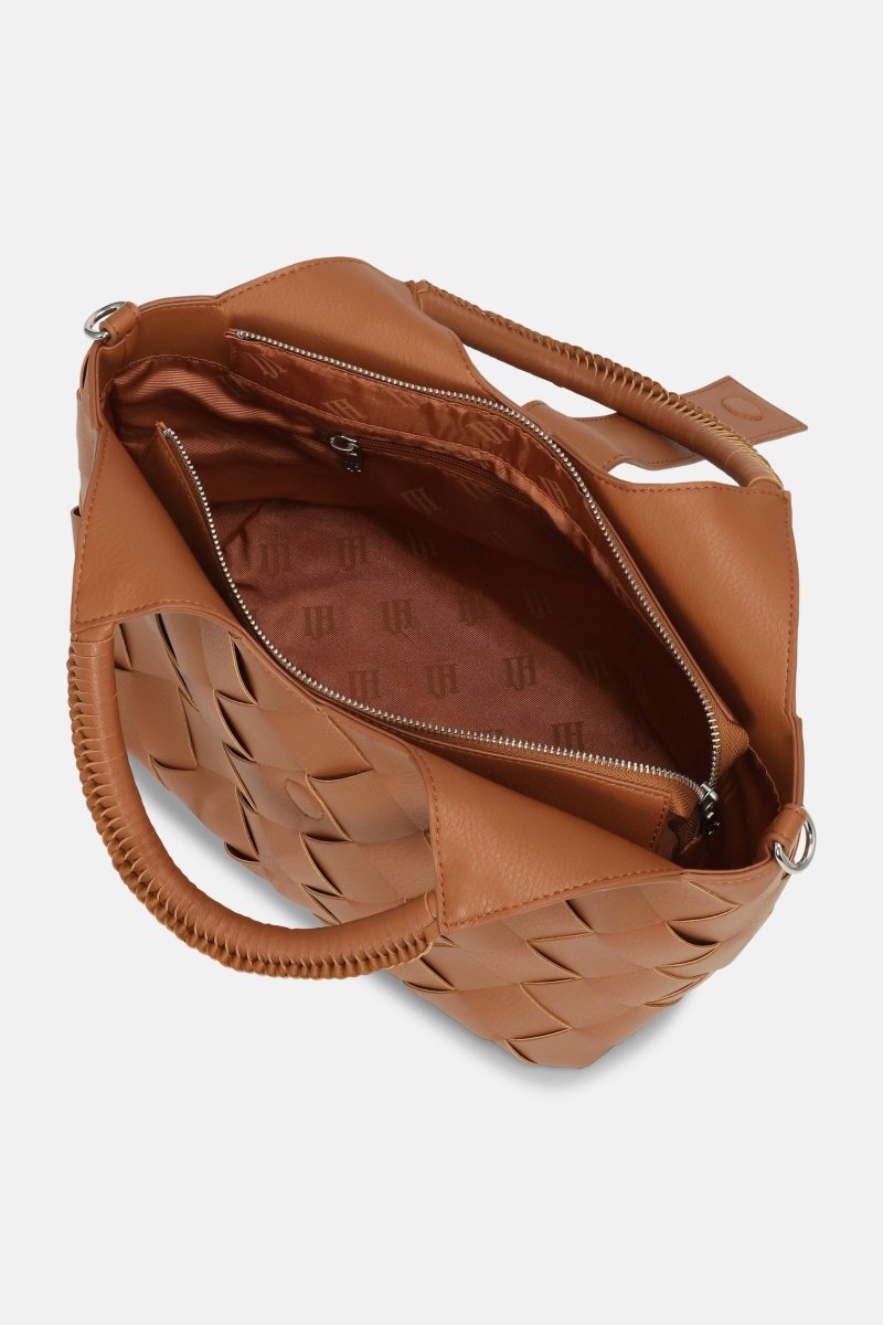 Gevlochten Handtas CHIP14 | Cognac | Accessories | Ilse Jacobsen