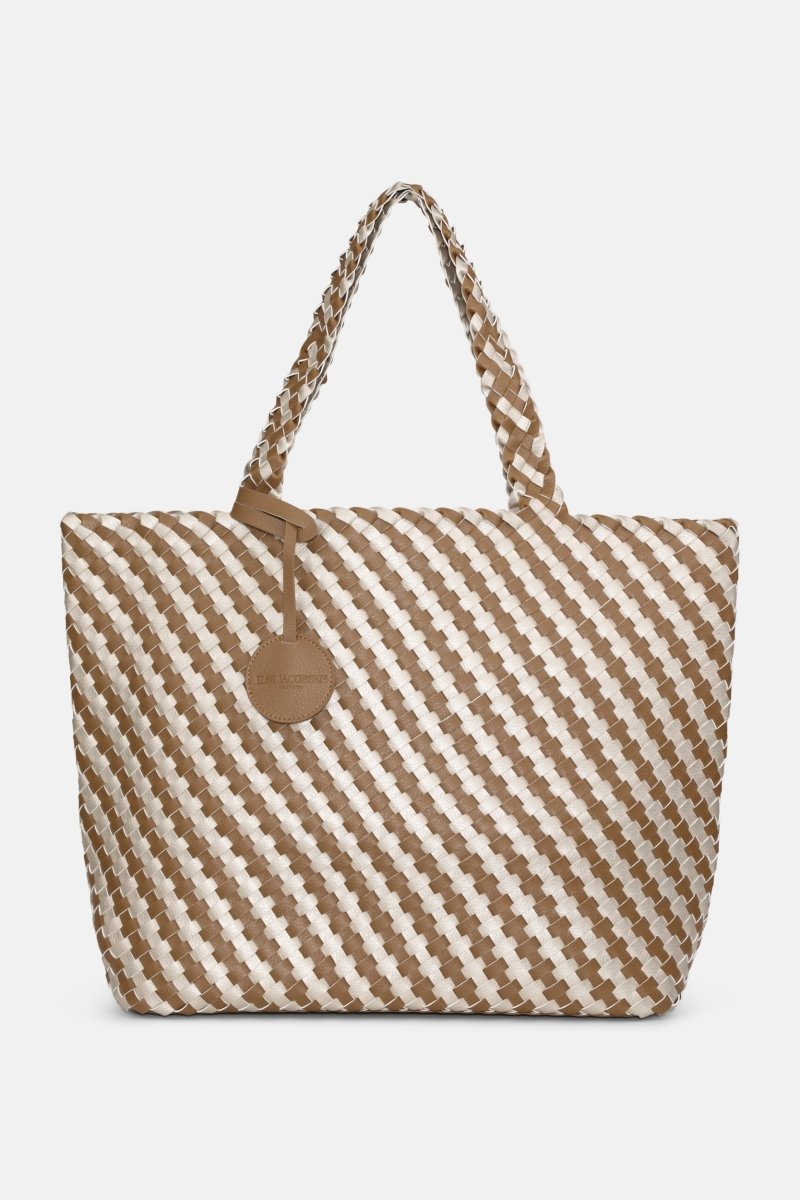 Gevlochten Tas BAG06CMAXI | Goldy Sand Dollar Metallic | Accessories | Ilse Jacobsen