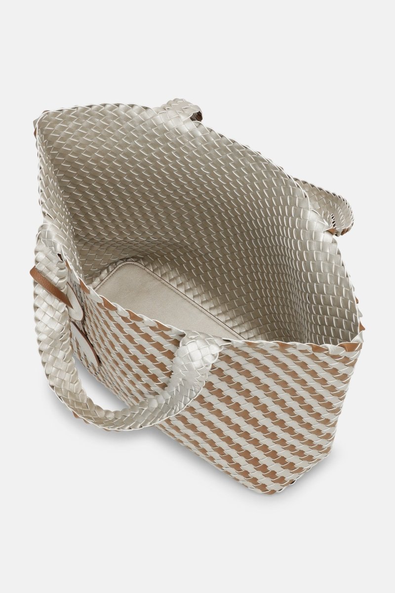 Gevlochten Tas BAG06CMAXI | Goldy Sand Dollar Metallic | Accessories | Ilse Jacobsen