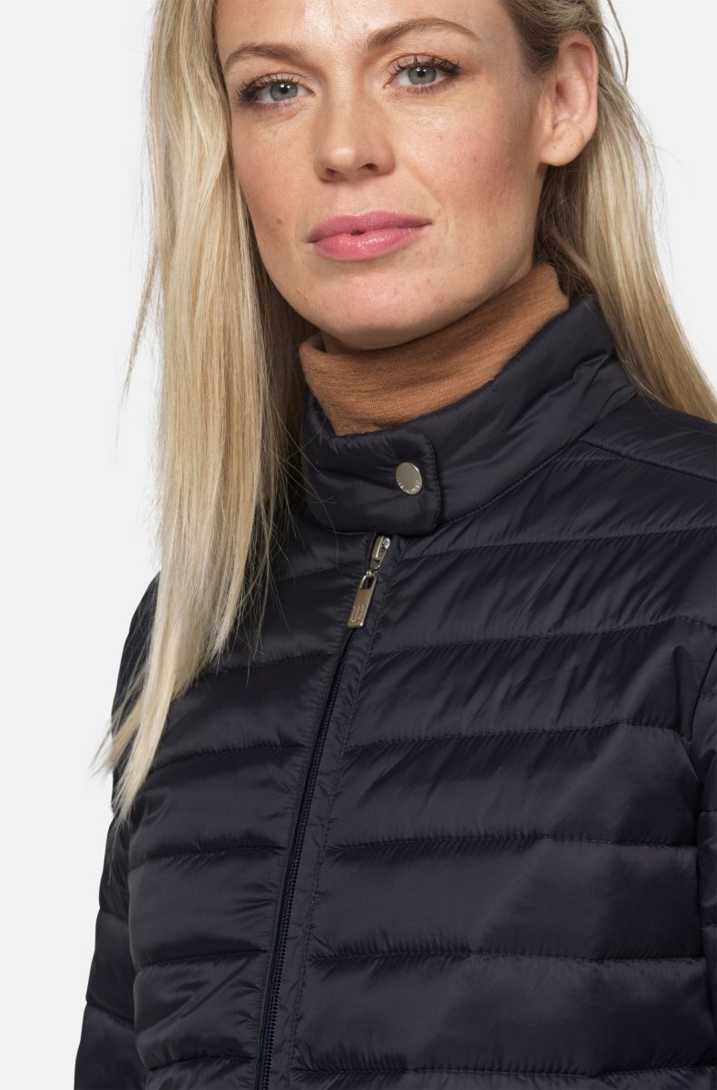 Gewatteerd jack LOFT01 | Dark Indigo | Jacket | Ilse Jacobsen