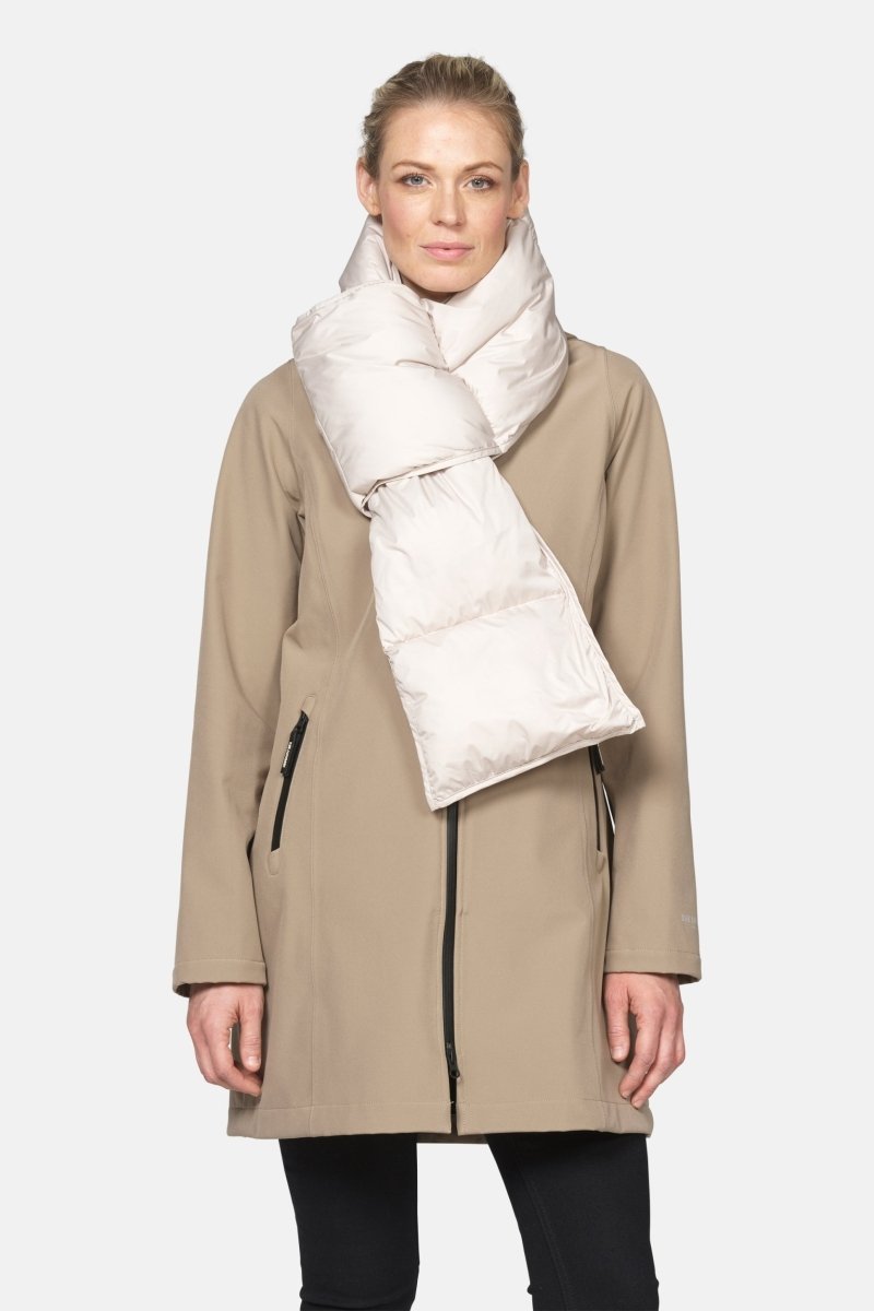 Gewatteerde sjaal PEPPYS08 | Silver Grey | Scarf | Ilse Jacobsen