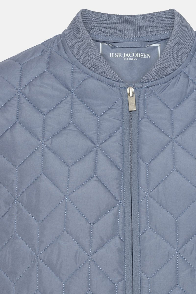 Gewatteerde Tussenjas ART45 | Grey Blue | Jacket | Ilse Jacobsen