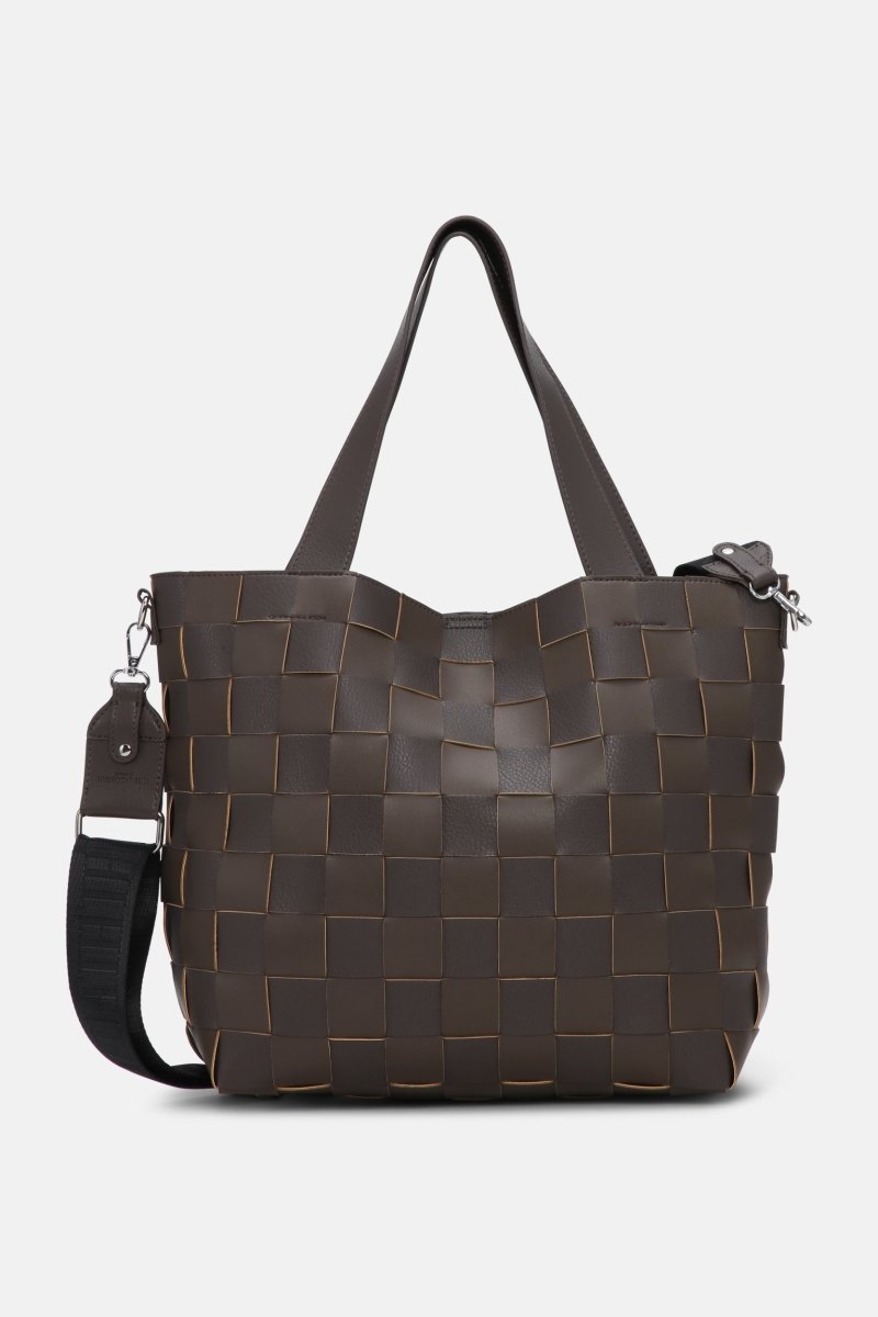 Grote Crossbody Tas CHIP11 | Chocolate Brown | Bag | Ilse Jacobsen