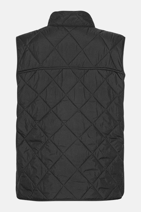 Kort Gewatteerd Vest BEAT01 | Dark Indigo | Vest | Ilse Jacobsen