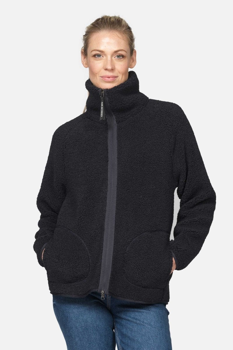 Kort teddyjack BONDEDPILE01 | Dark Indigo | Jacket | Ilse Jacobsen