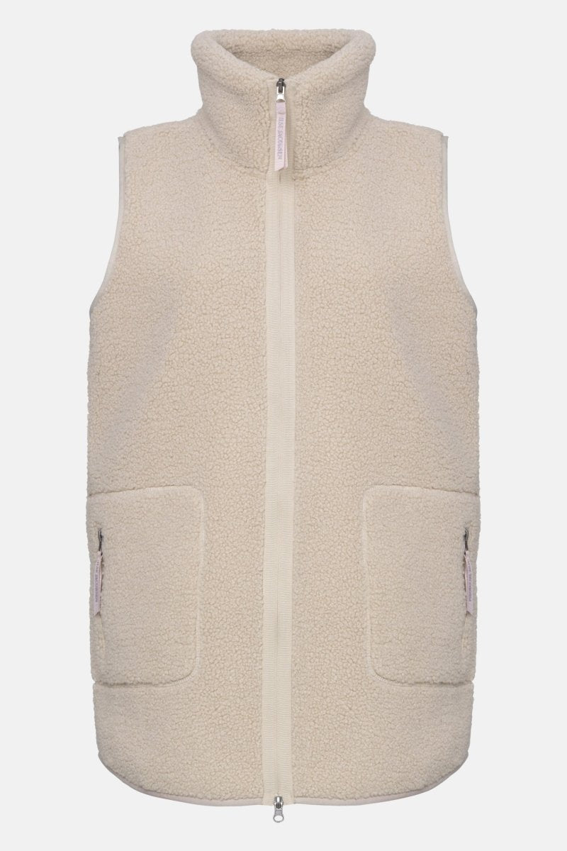 Lange teddy bodywarmer BONDEDPILE02 | Kit - Ilse Jacobsen