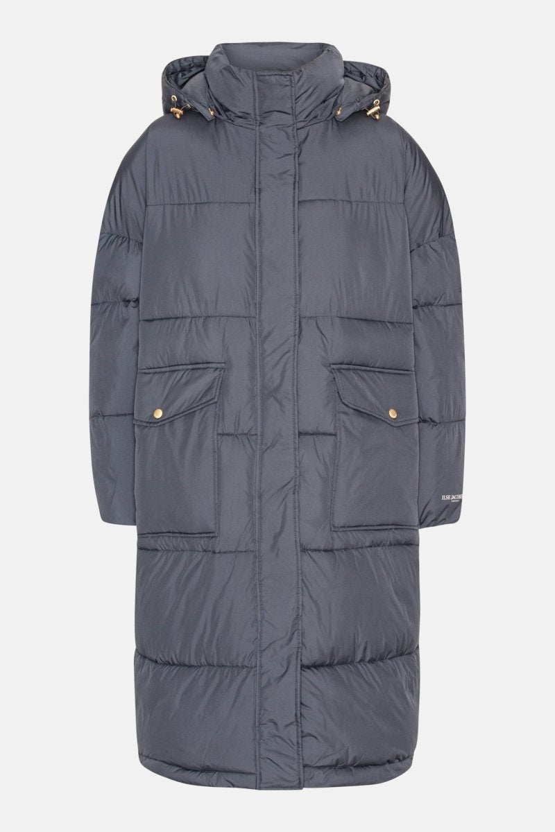 Lange Winterjas PEPPY06 | Ombre Blue | Coat | Ilse Jacobsen