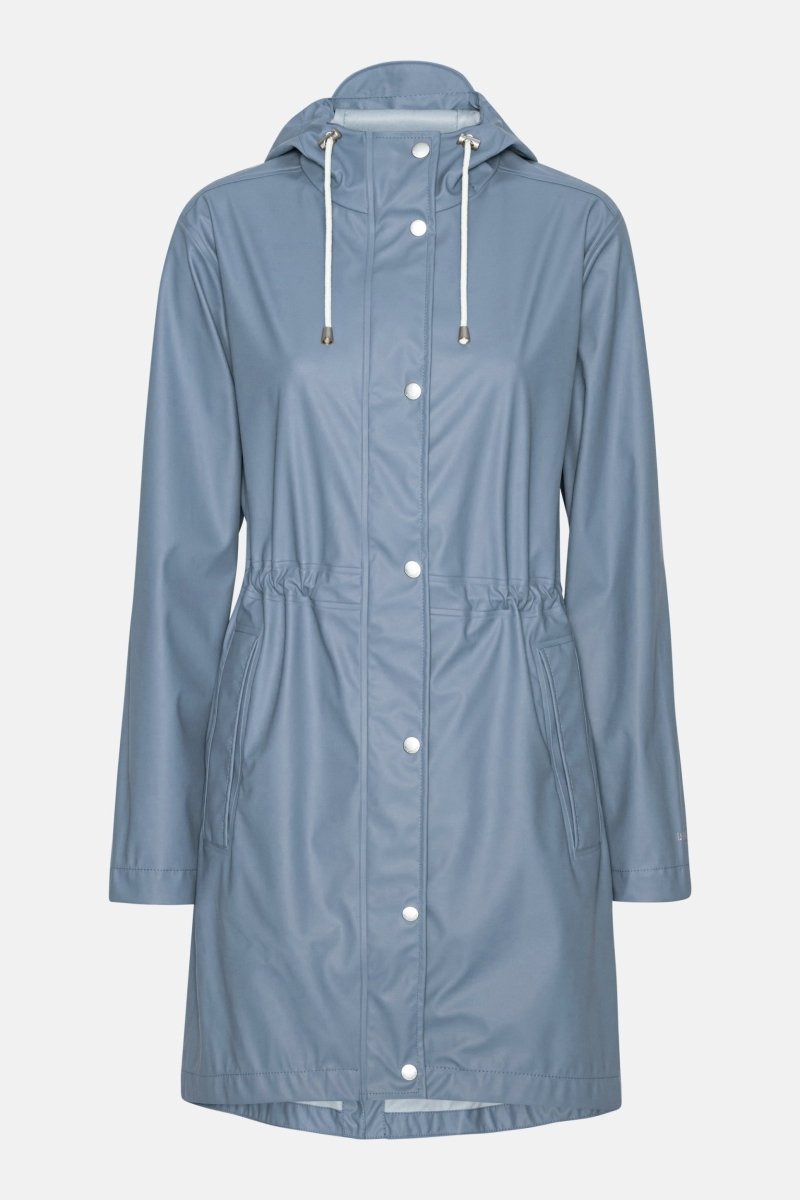 Parka Regenjas RAIN230FR | Grey Blue | Raincoat | Ilse Jacobsen