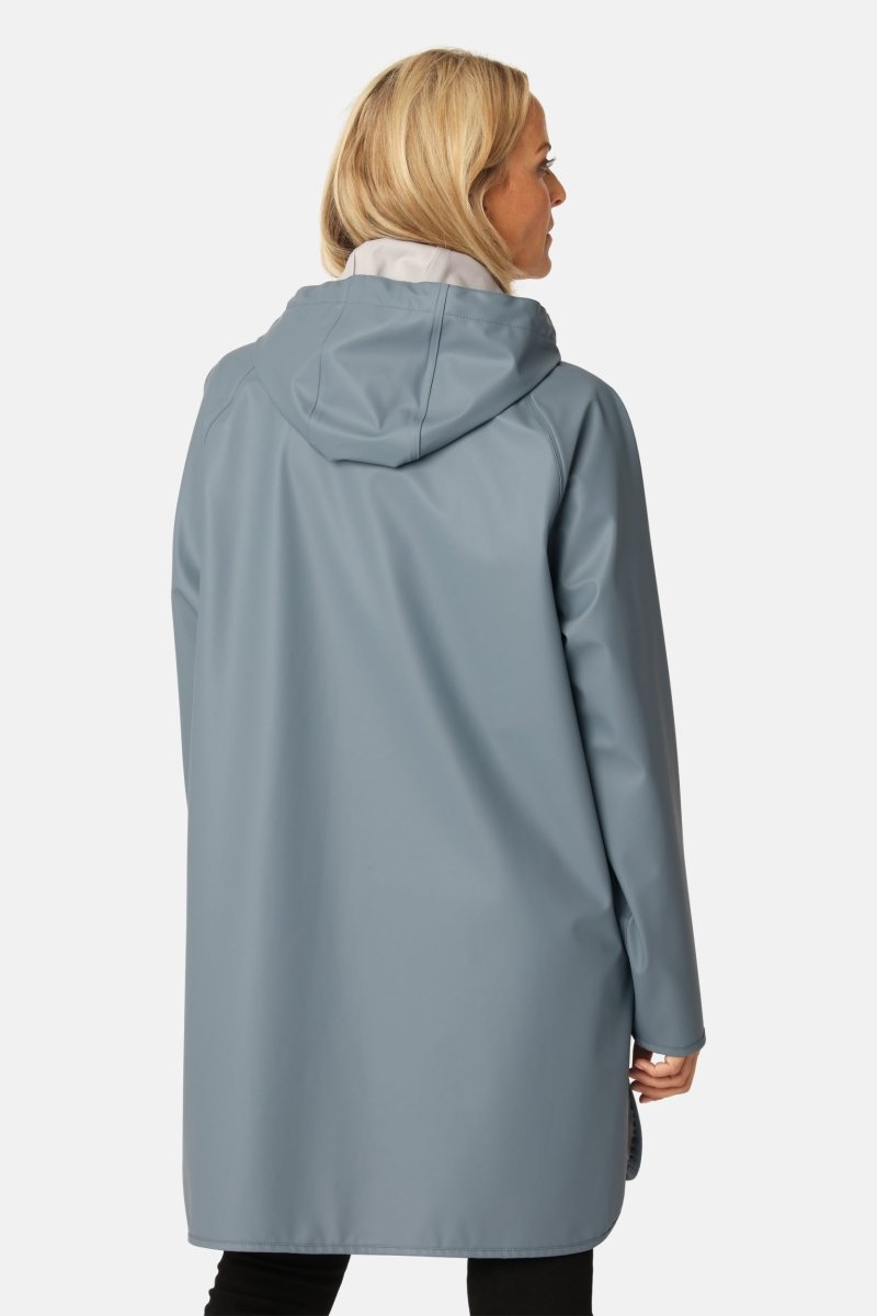 Regenjas RAIN151 | Grey Blue | Raincoat | Ilse Jacobsen