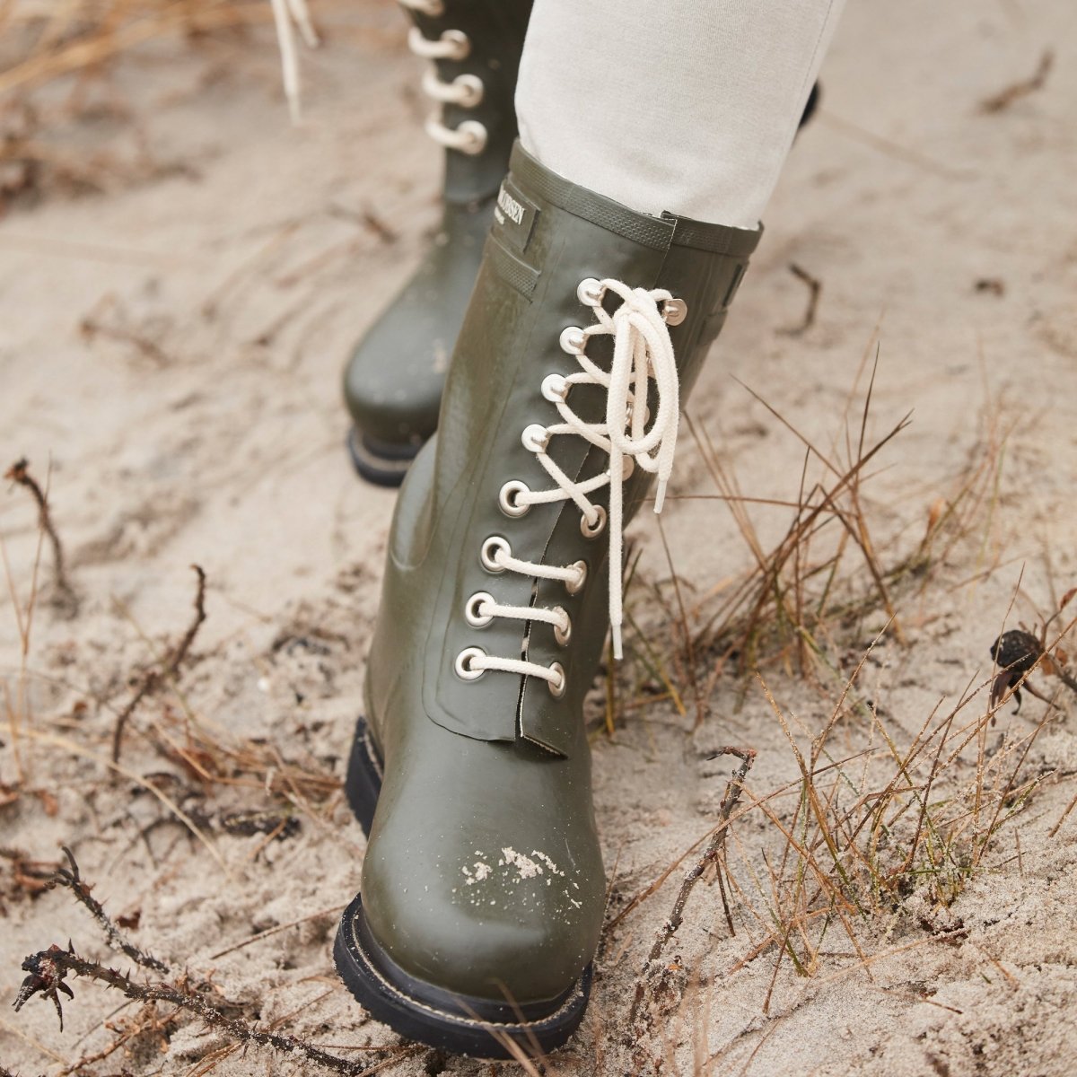Regenlaarzen 3/4 RUB15 | Army | Rubber Boots | Ilse Jacobsen