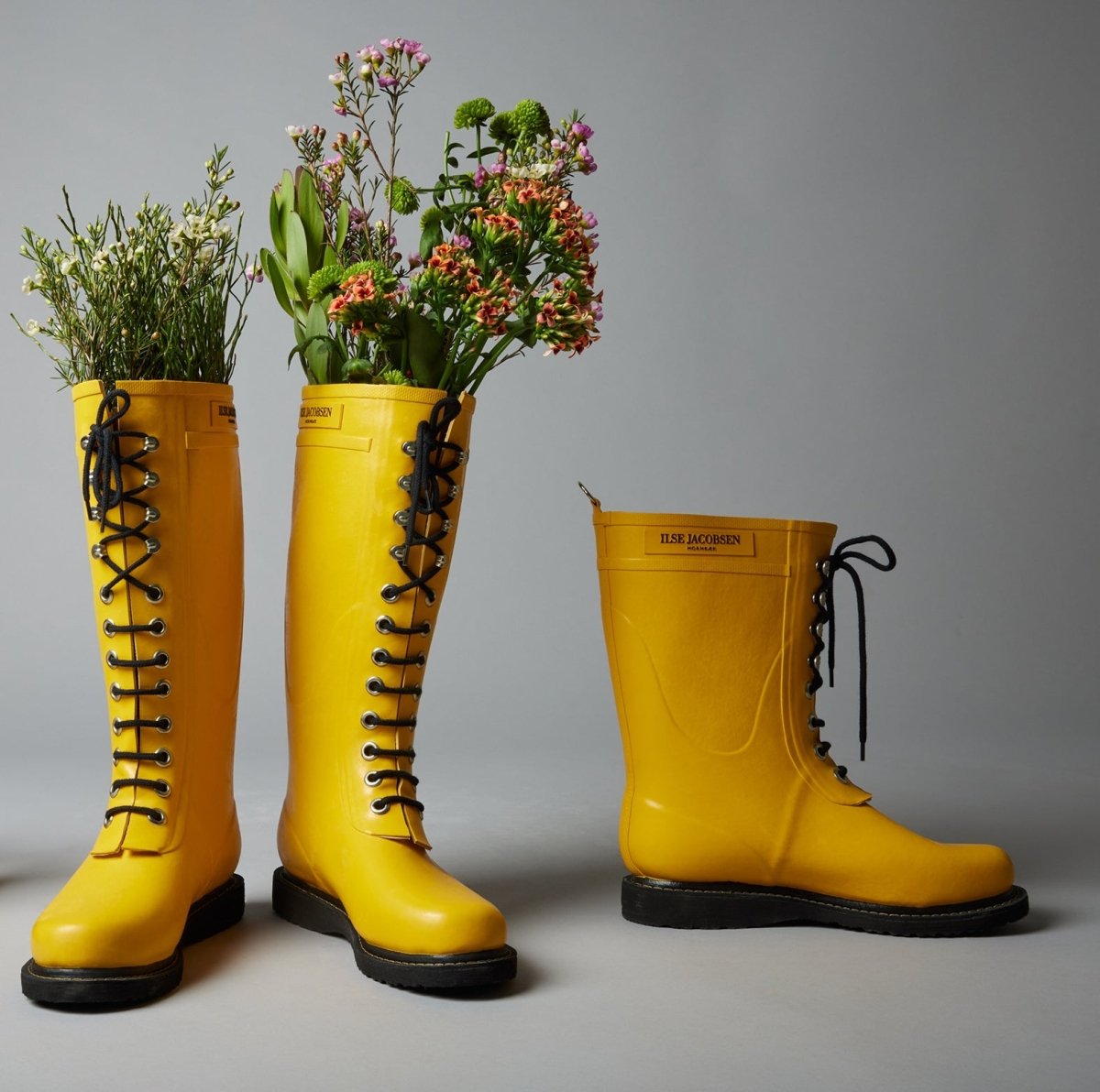 Regenlaarzen laag RUB2 | Cyber Yellow | Rubber Boots | Ilse Jacobsen