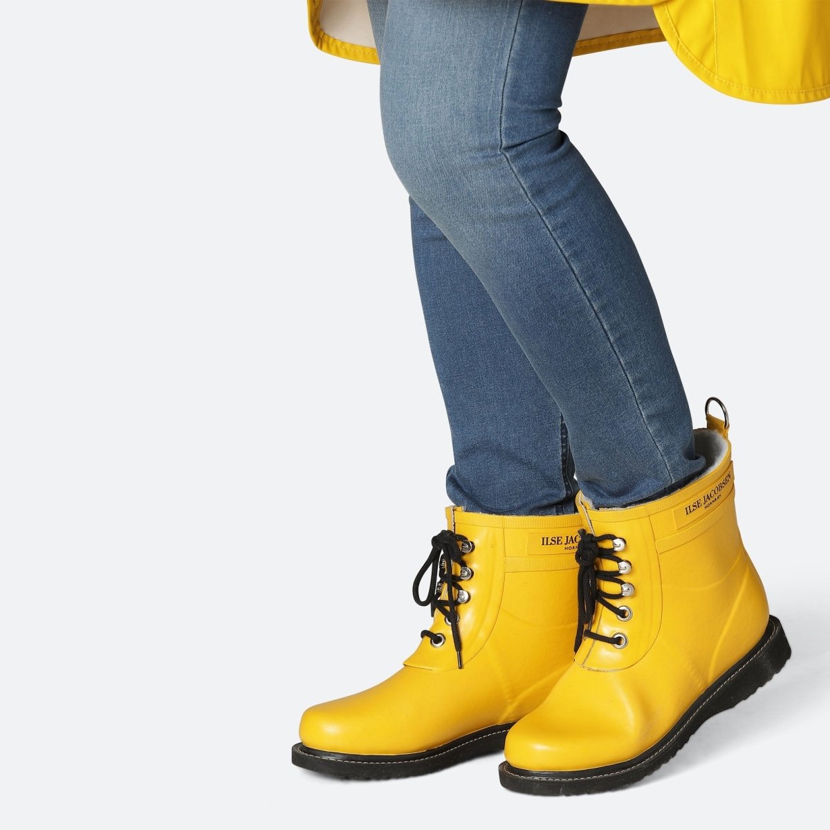 Regenlaarzen laag RUB2 | Cyber Yellow | Rubber Boots | Ilse Jacobsen