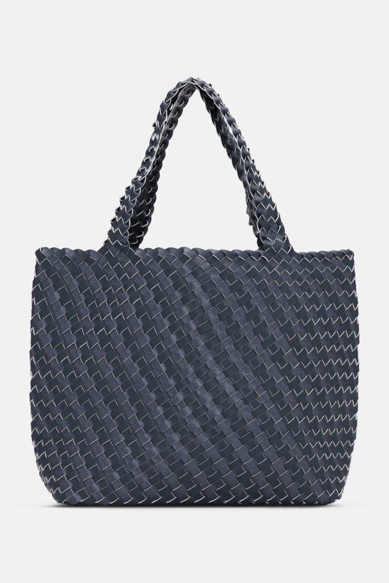 Reversible Tote Bag BAG06C | Ombre Blue Metallic Ombre Blue | Bag | Ilse Jacobsen