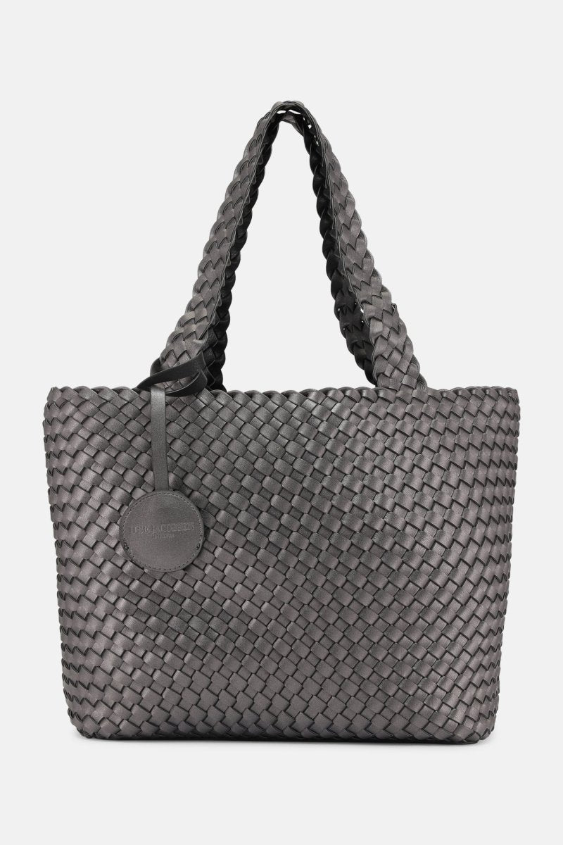 Reversible Tote bag BAG08 M | Black metal | Bag | Ilse Jacobsen