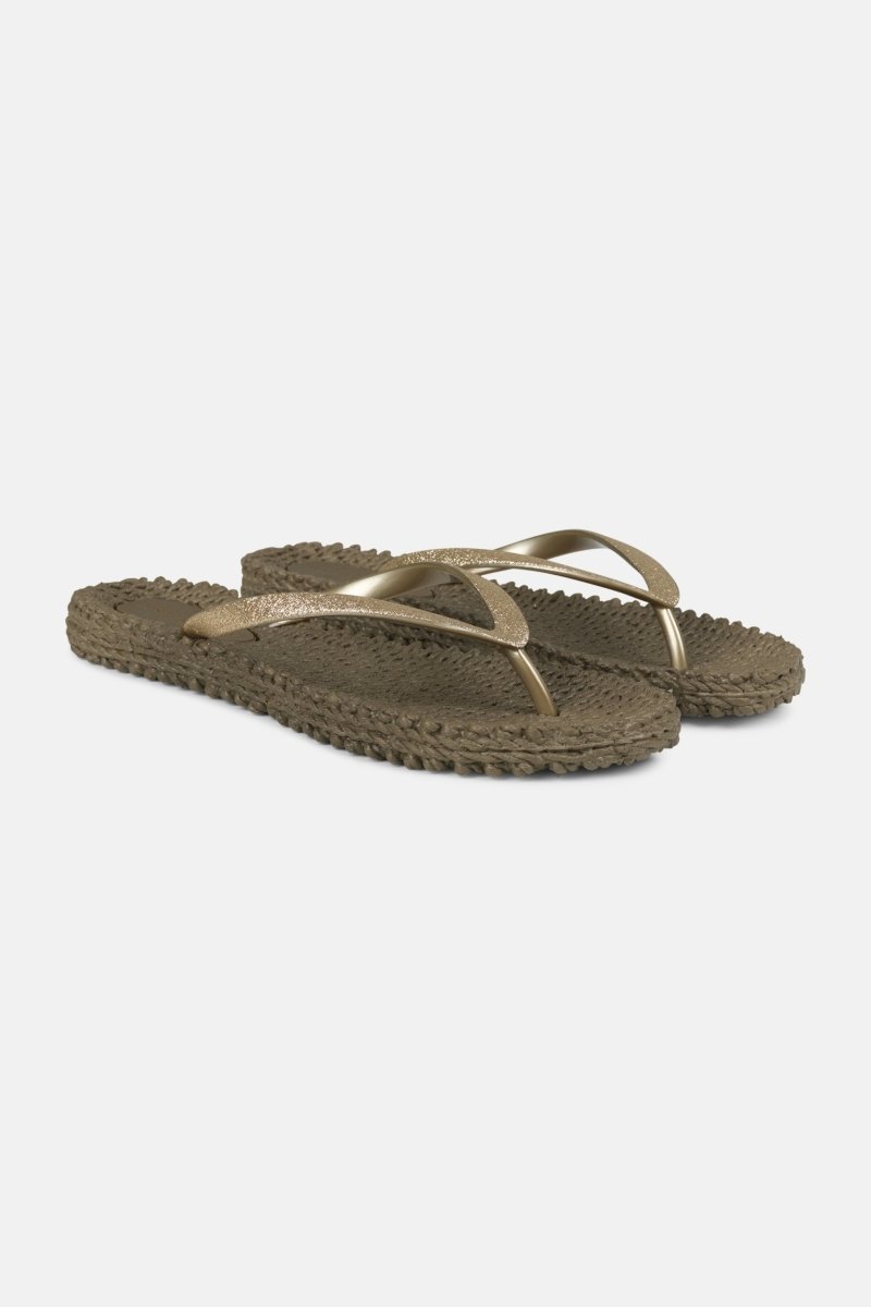 Slippers met subtiele glitter CHEERFUL01 | Cub Brown | Flip Flop | Ilse Jacobsen