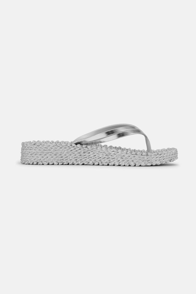 Slippers Op Platformzool CHEERFUL08M | Silver | Flip Flop | Ilse Jacobsen